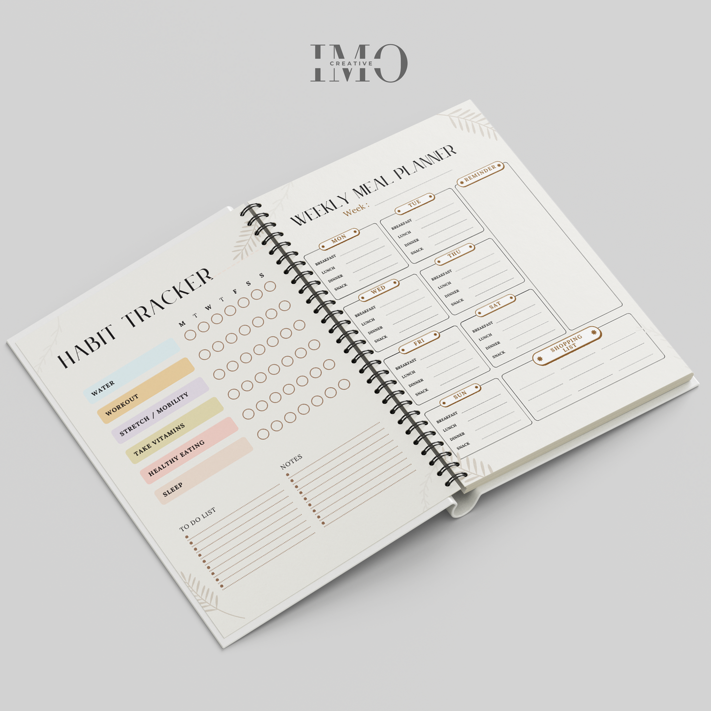 The Ultimate Digital Fitness Planner – Glow Up Edition